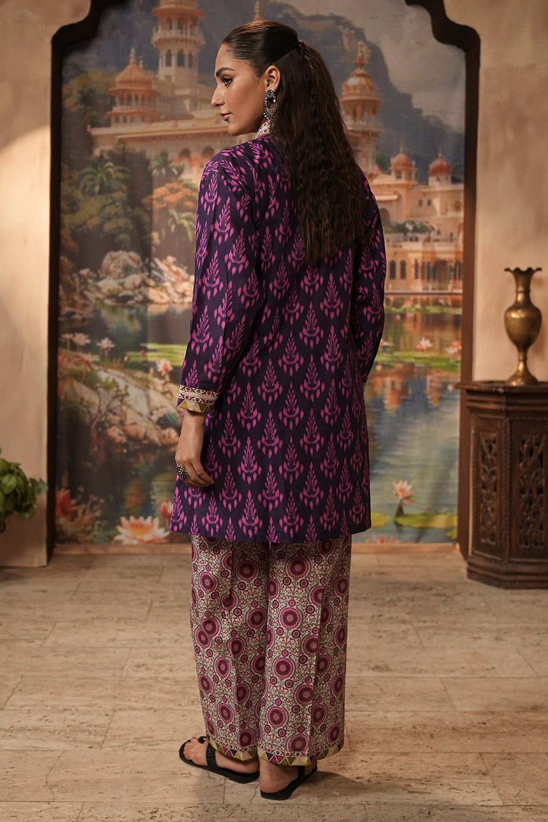 Zellbury | Unstitched 2 Piece Khaddar | Shirt Shalwar - 0431