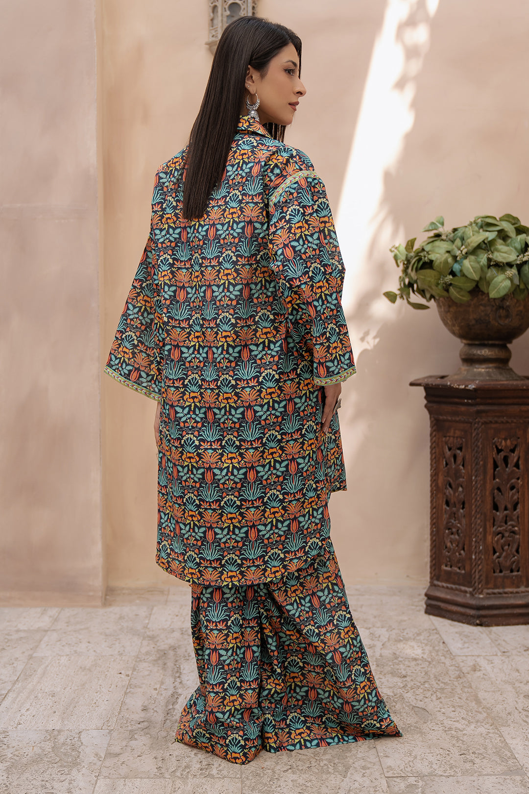 Zellbury | Unstitched 2 Piece Khaddar | Shirt Shalwar - 0433