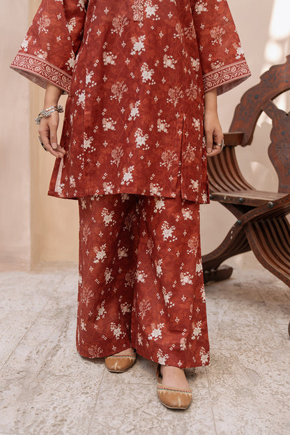 Zellbury | Unstitched 2 Piece Khaddar | Shirt Shalwar - 0434