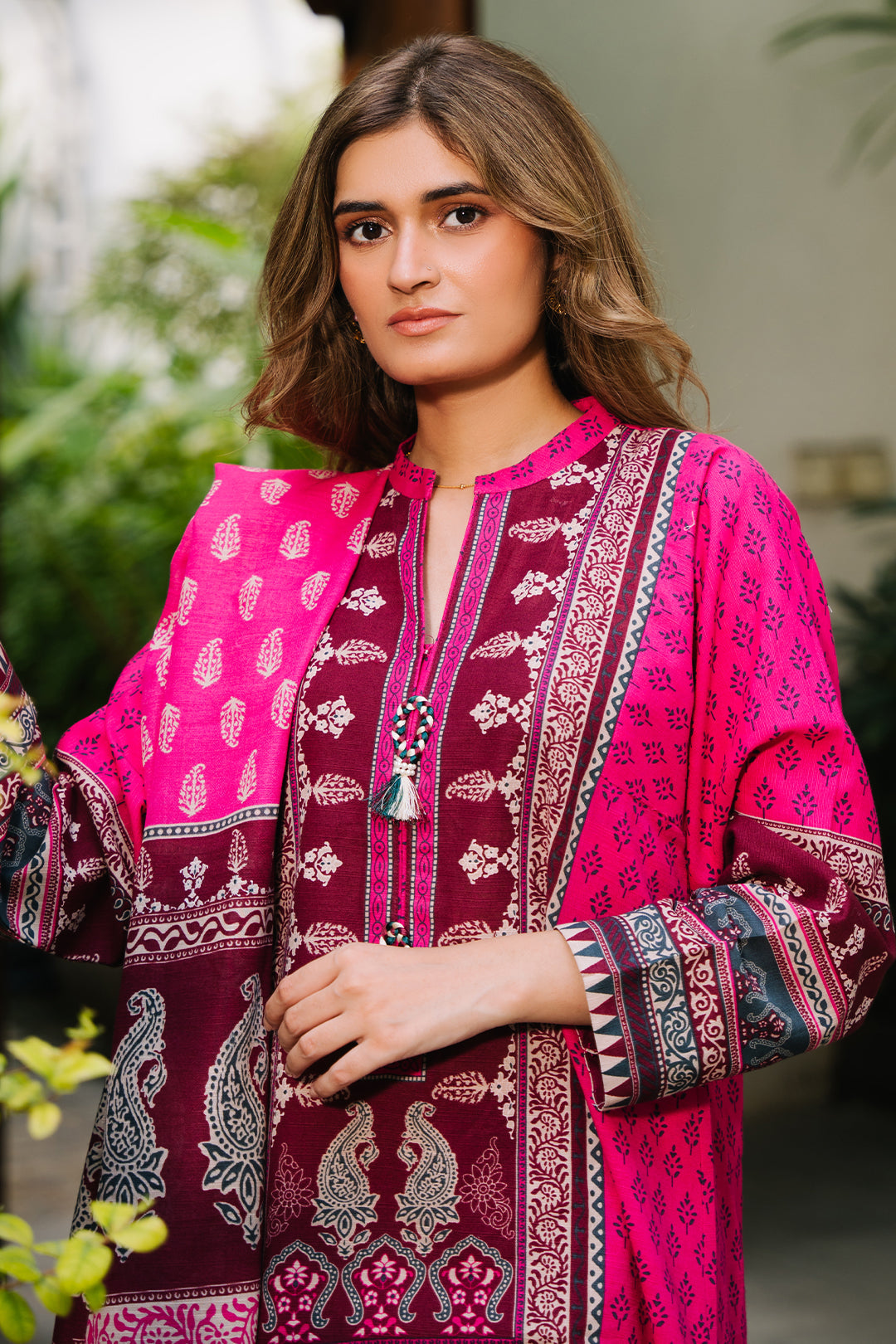 Zellbury | Unstitched 3 Piece Khaddar | Shirt Shalwar Dupatta - 0184 Default Title