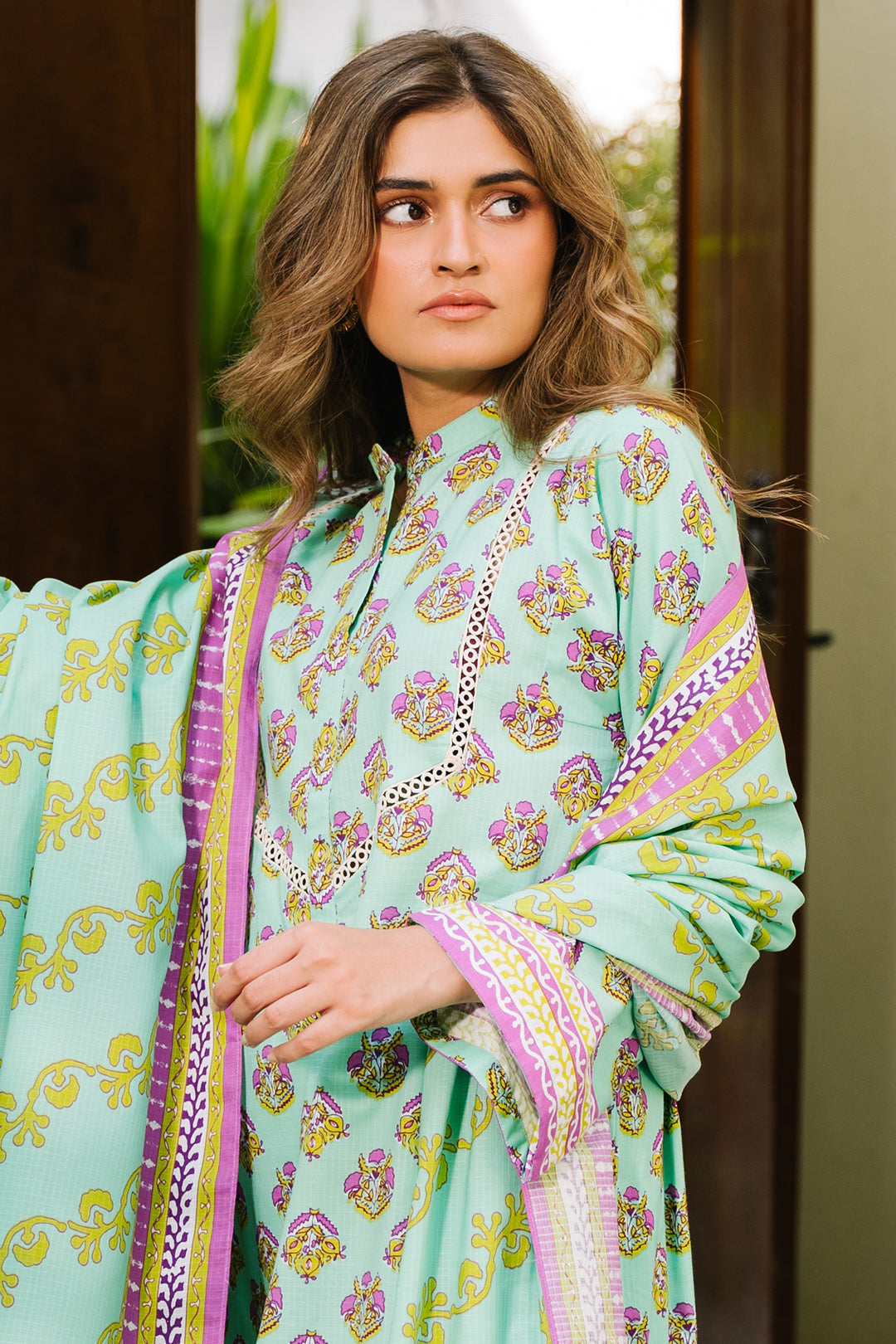 Zellbury | Unstitched 3 Piece Khaddar | Shirt Shalwar Dupatta - 0192 Default Title