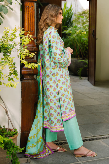 Zellbury | Unstitched 3 Piece Khaddar | Shirt Shalwar Dupatta - 0192