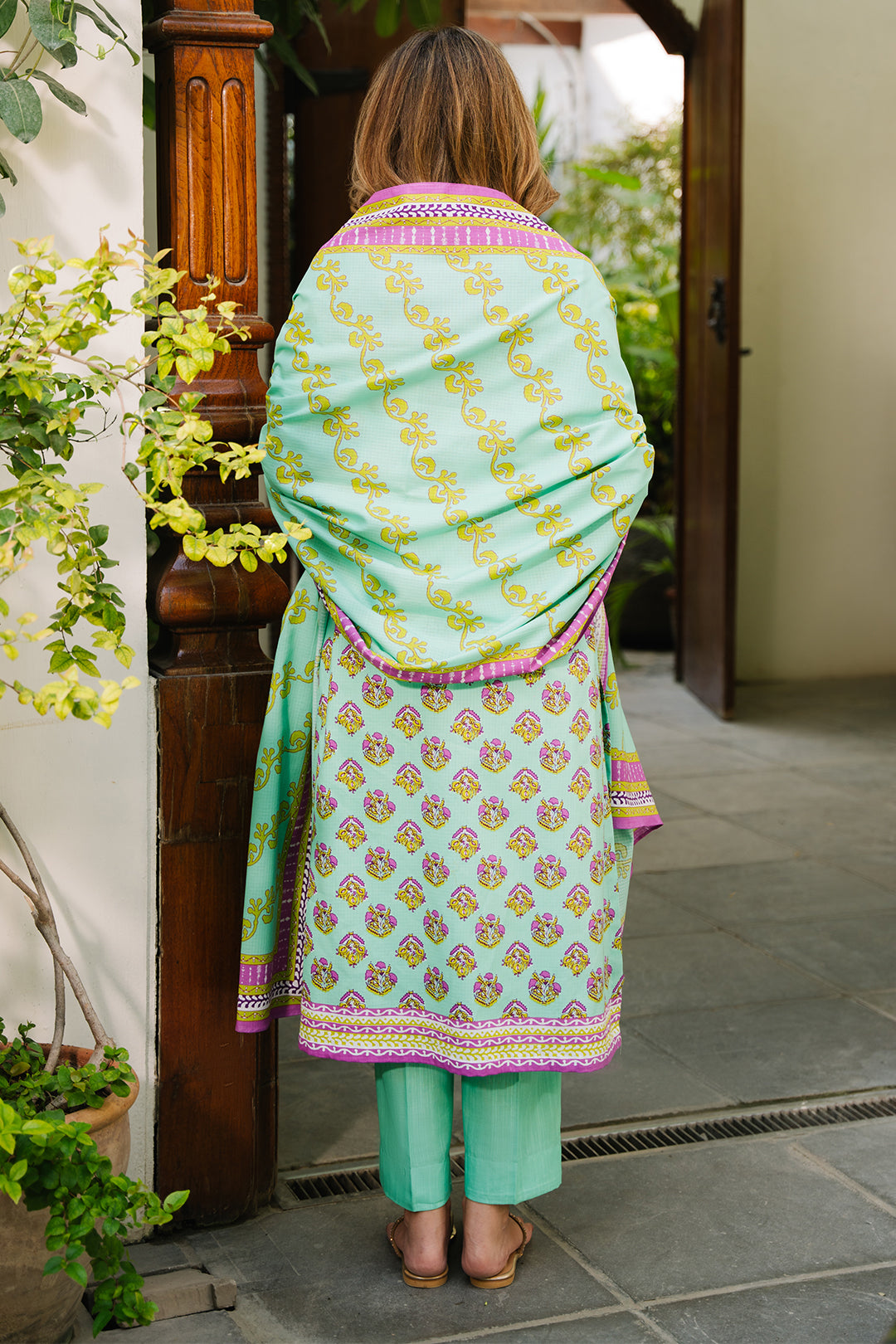 Zellbury | Unstitched 3 Piece Khaddar | Shirt Shalwar Dupatta - 0192