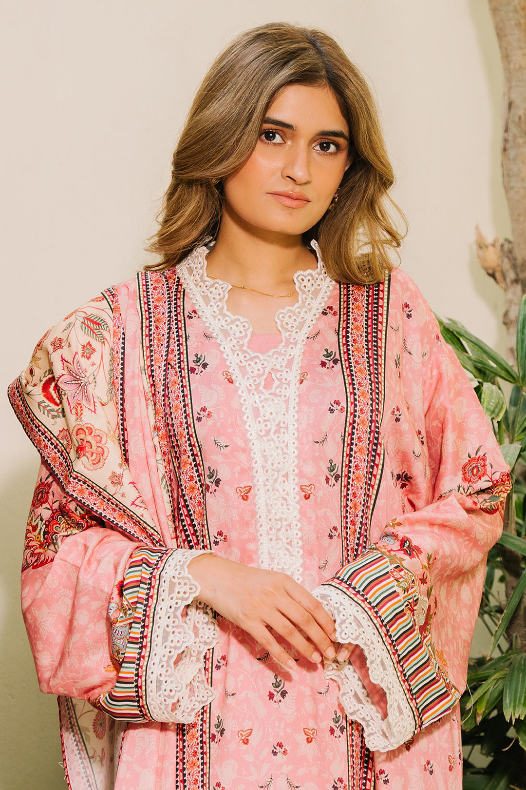Zellbury | Unstitched 3 Piece Viscose | Shirt Shalwar Dupatta - 0199 Default Title