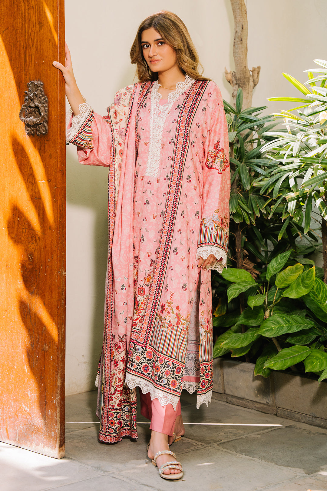 Zellbury | Unstitched 3 Piece Viscose | Shirt Shalwar Dupatta - 0199