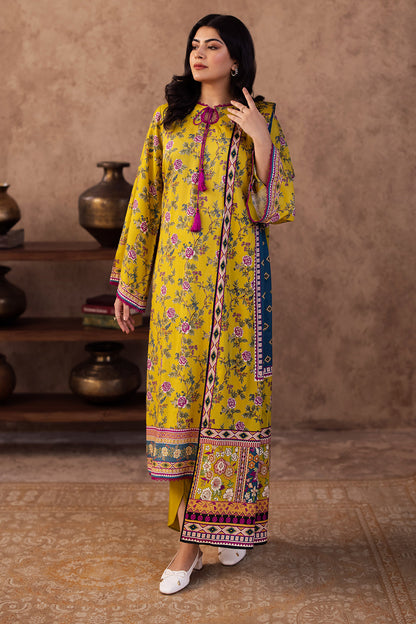 Zellbury | Unstitched 3 Piece Viscose | Shirt Shalwar Dupatta - 0201