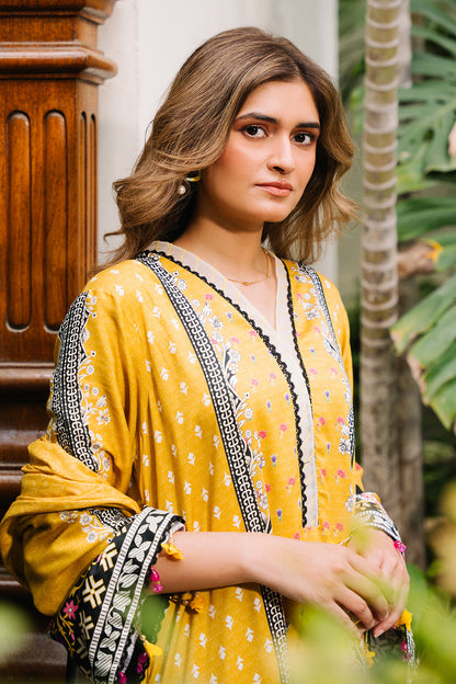 Zellbury | Unstitched 3 Piece Viscose | Shirt Shalwar Dupatta - 0205