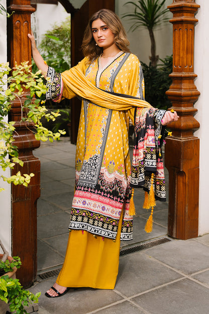 Zellbury | Unstitched 3 Piece Viscose | Shirt Shalwar Dupatta - 0205