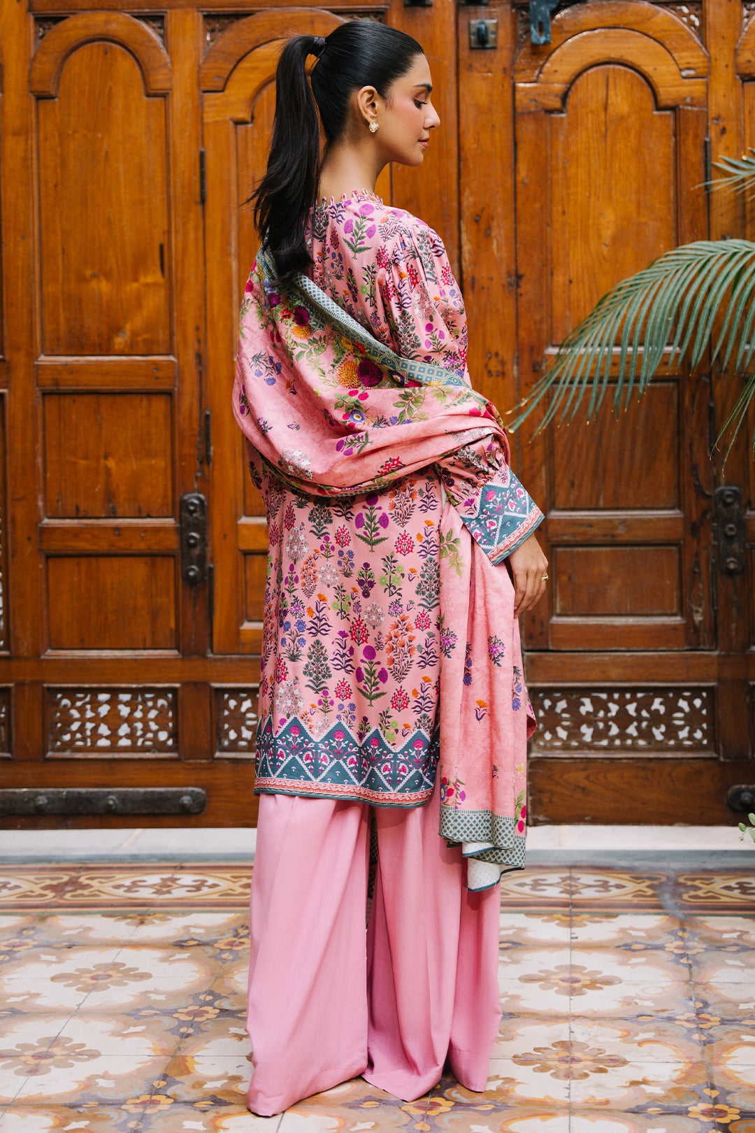 Zellbury | Unstitched 3 Piece Viscose | Shirt Shalwar Dupatta - 0206