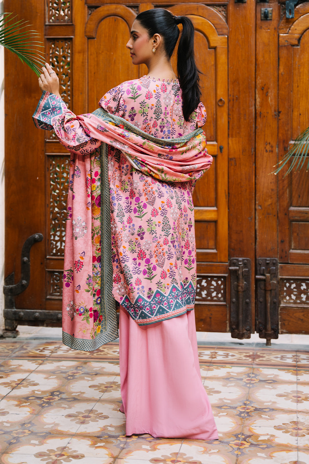 Zellbury | Unstitched 3 Piece Viscose | Shirt Shalwar Dupatta - 0206
