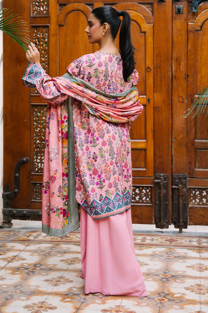 Zellbury | Unstitched 3 Piece Viscose | Shirt Shalwar Dupatta - 0206