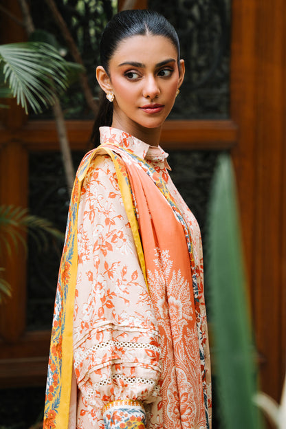 Zellbury | Unstitched 3 Piece Viscose | Shirt Shalwar Dupatta - 0207 Default Title