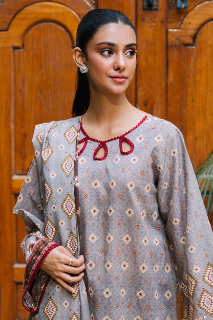 Zellbury | Unstitched 3 Piece Karandi | Shirt Shalwar Dupatta - 0209 Default Title