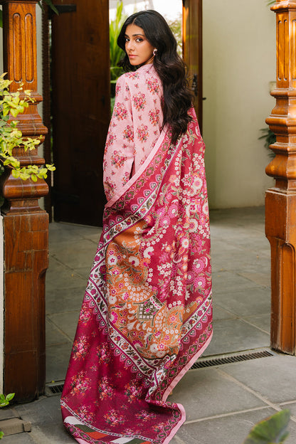 Zellbury | Unstitched 3 Piece Khaddar | Shirt Shalwar Dupatta - 0212