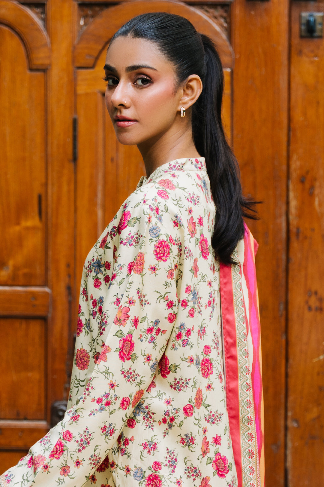 Zellbury | Unstitched 3 Piece Viscose | Shirt Shalwar Dupatta - 0216 Default Title