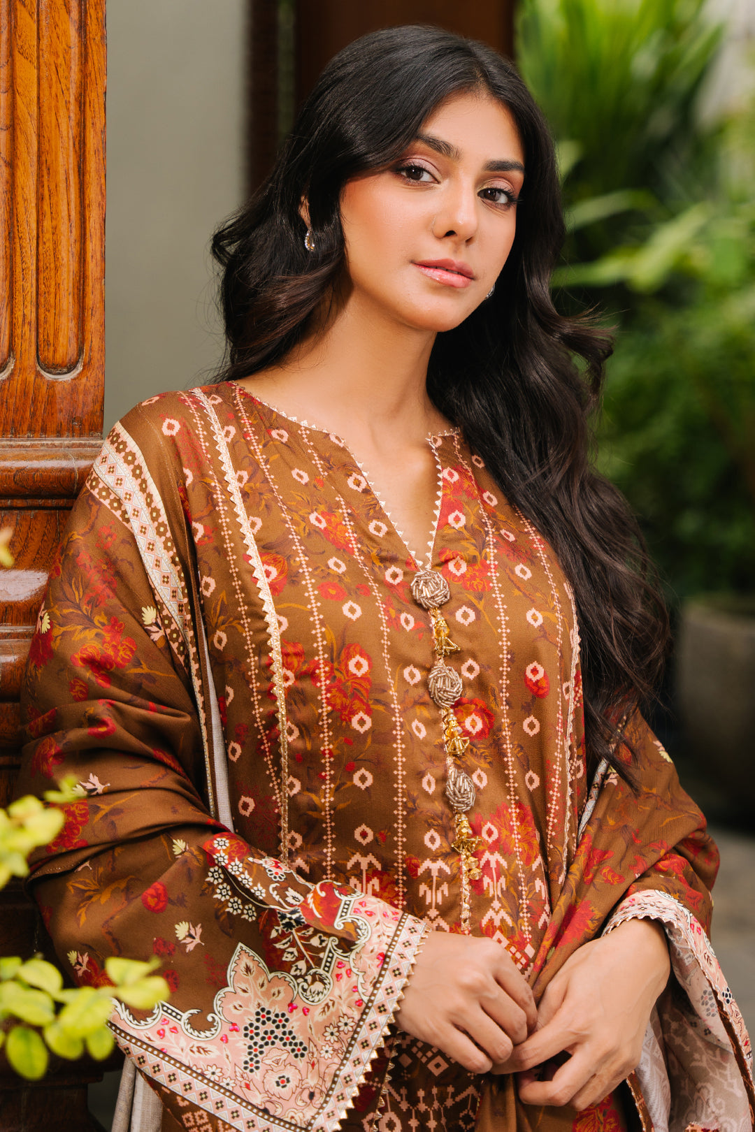 Zellbury | Unstitched 3 Piece Cotail | Shirt Shalwar Dupatta - 0217 Default Title
