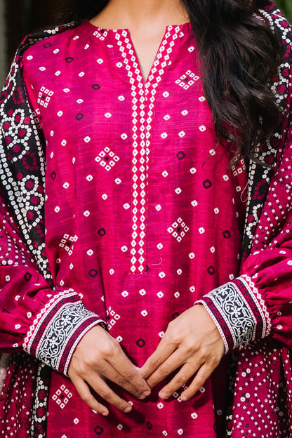 Zellbury | Unstitched 3 Piece Khaddar | Shirt Shalwar Dupatta - 0269