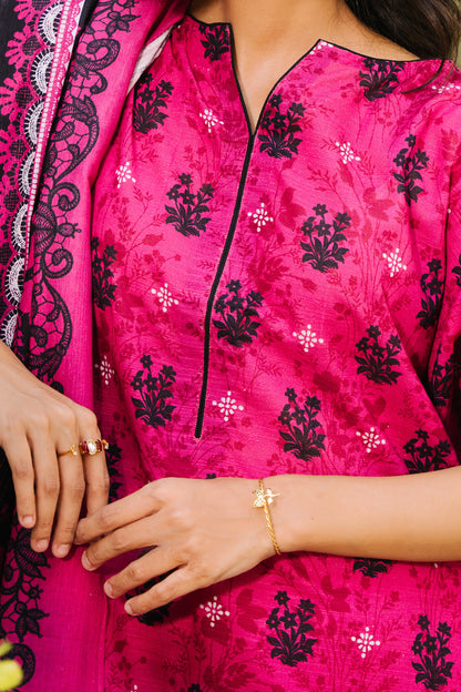 Zellbury | Unstitched 3 Piece Khaddar | Shirt Shalwar Dupatta - 0272