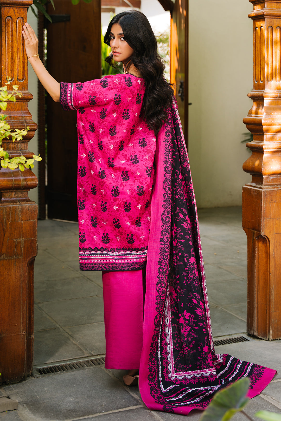 Zellbury | Unstitched 3 Piece Khaddar | Shirt Shalwar Dupatta - 0272