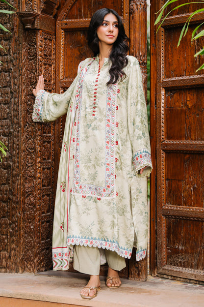 Zellbury | Unstitched 3 Piece Viscose | Shirt Shalwar Dupatta - 0278