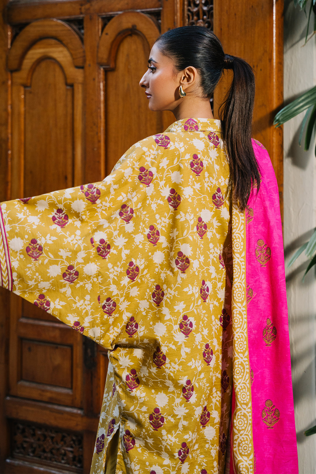 Zellbury | Unstitched 3 Piece Khaddar | Shirt Shalwar Dupatta - 0282