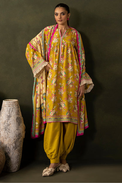 Zellbury | Unstitched 3 Piece Viscose | Shirt Shalwar Dupatta - 0289