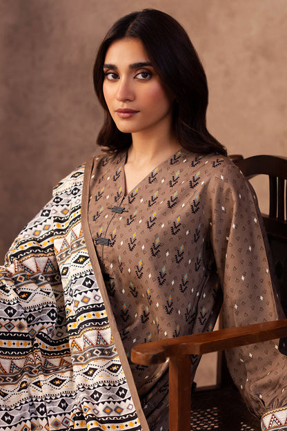 Zellbury | Unstitched 3 Piece Viscose | Shirt Shalwar Dupatta - 0293 Default Title
