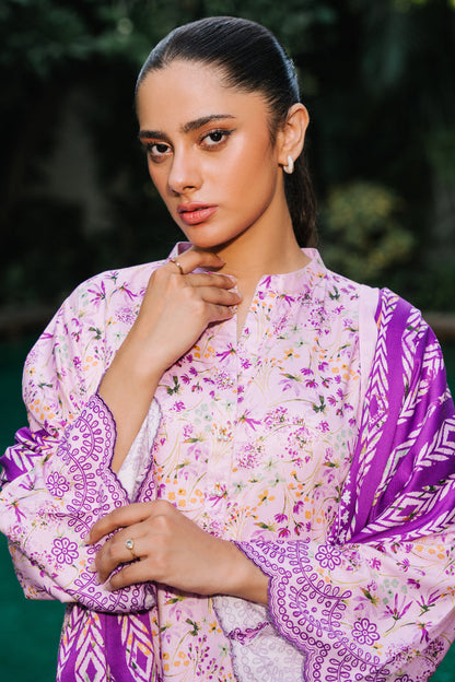 Zellbury | Unstitched 3 Piece Viscose | Shirt Shalwar Dupatta - 0295 Default Title