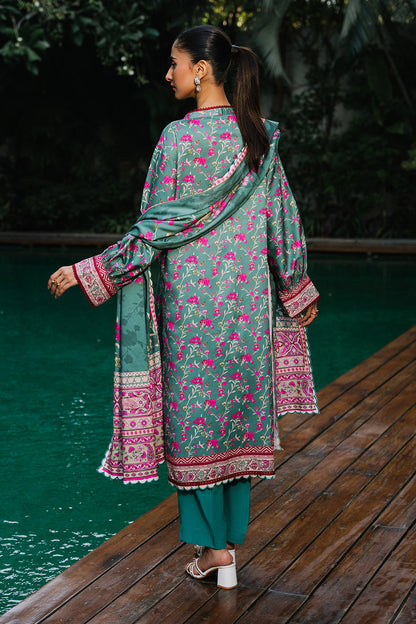 Zellbury | Unstitched 3 Piece Viscose | Shirt Shalwar Dupatta - 0296