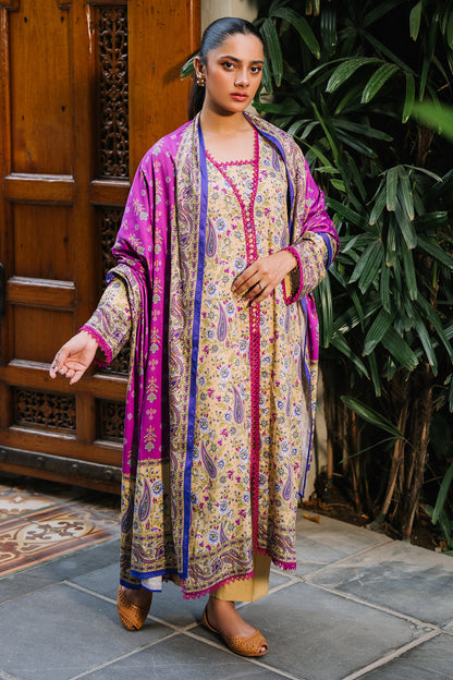 Zellbury | Unstitched 3 Piece Viscose | Shirt Shalwar Dupatta - 0297