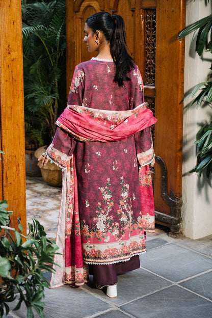 Zellbury | Unstitched 3 Piece Karandi | Shirt Shalwar Dupatta - 0301