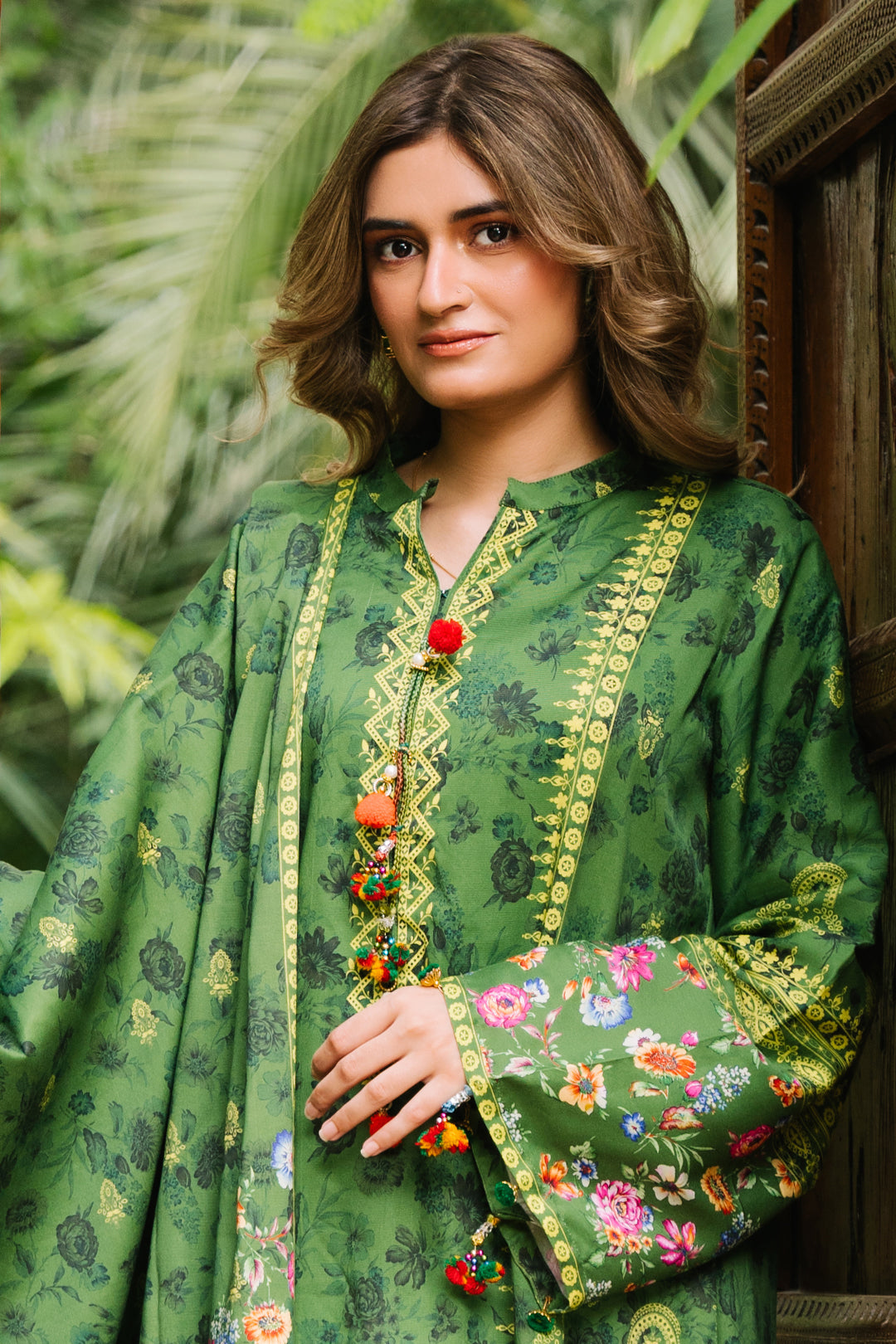 Zellbury | Unstitched 3 Piece Viscose | Shirt Shalwar Dupatta - 0305 Default Title