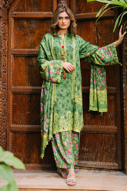 Zellbury | Unstitched 3 Piece Viscose | Shirt Shalwar Dupatta - 0305