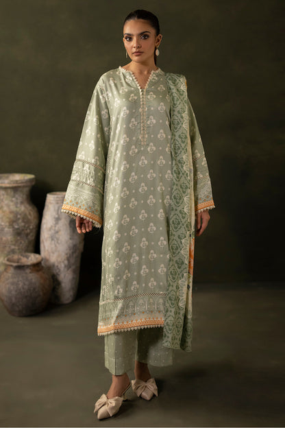 Zellbury | Unstitched 3 Piece Viscose | Shirt Shalwar Dupatta - 0306