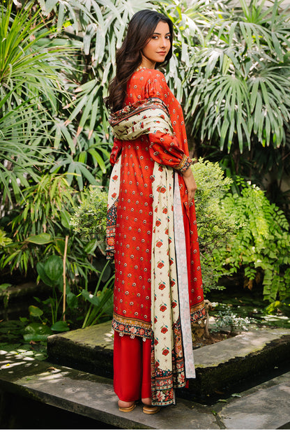 Zellbury | Unstitched 3 Piece Cotail | Shirt Shalwar Dupatta - 0307