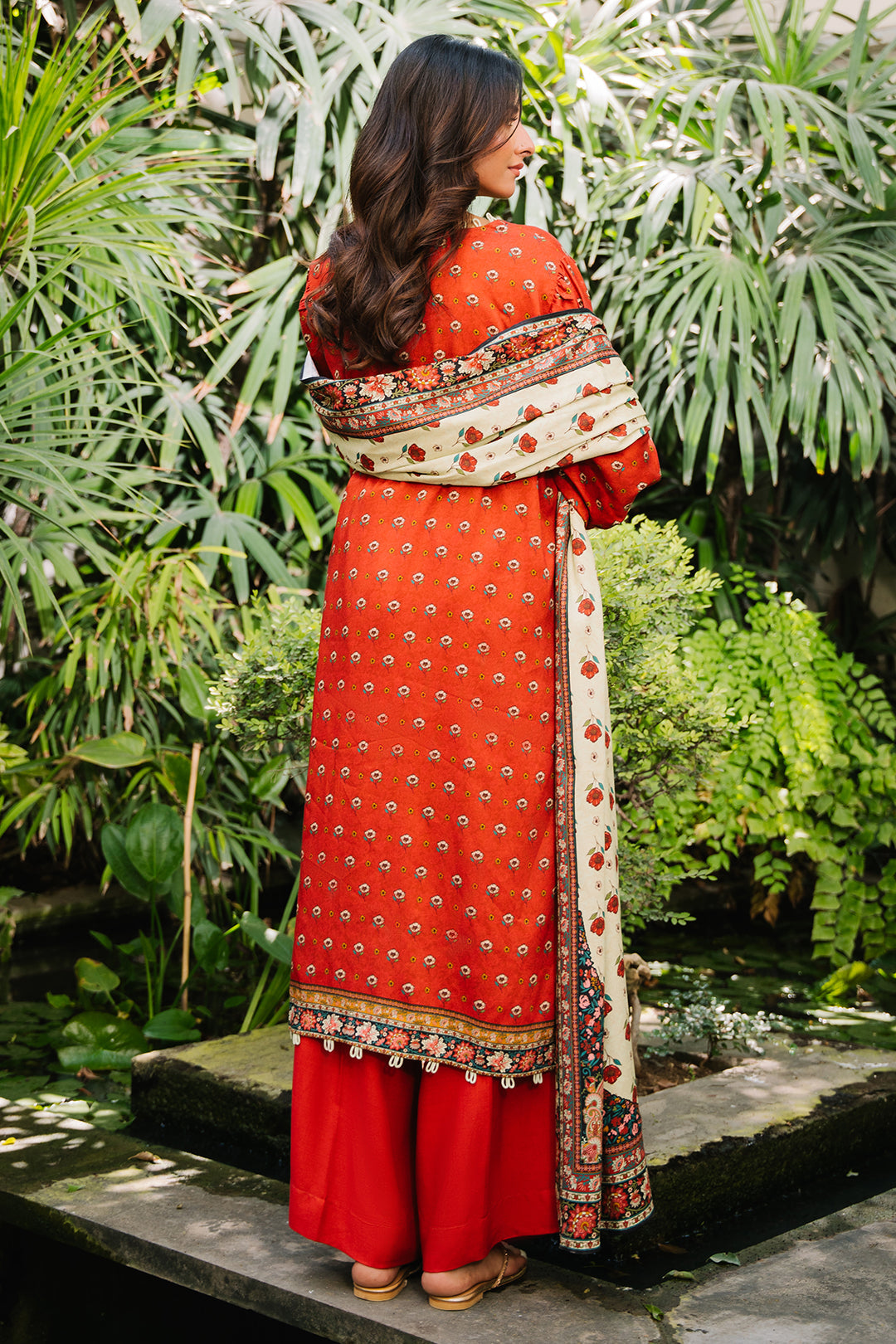 Zellbury | Unstitched 3 Piece Cotail | Shirt Shalwar Dupatta - 0307
