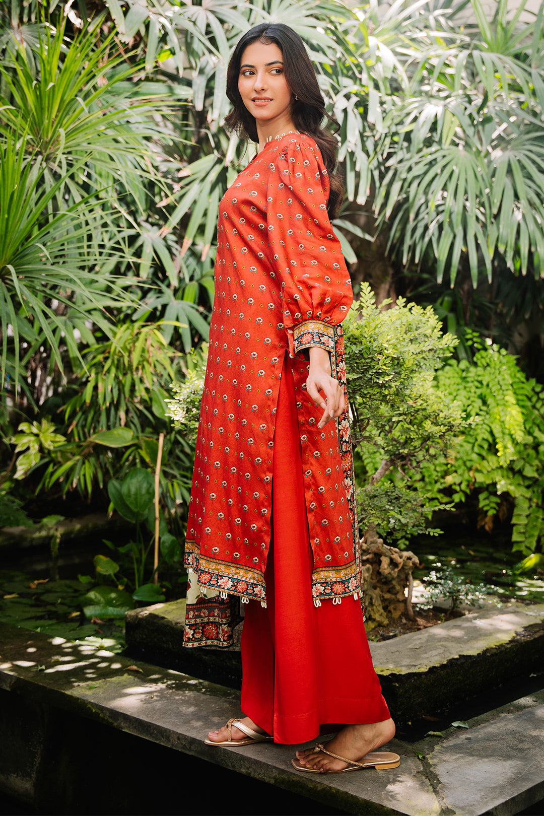 Zellbury | Unstitched 3 Piece Cotail | Shirt Shalwar Dupatta - 0307