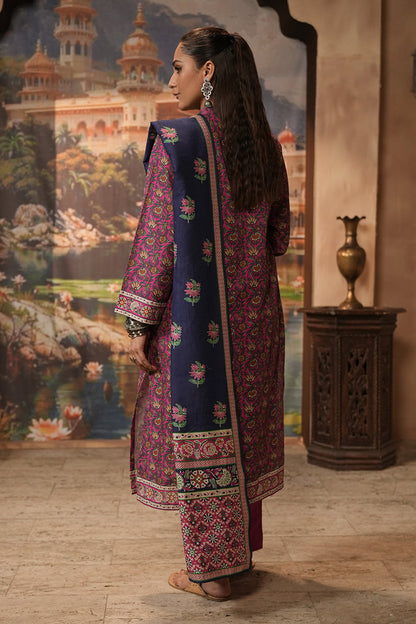 Zellbury | Unstitched 3 Piece Khaddar | Shirt Shalwar Dupatta - 0357