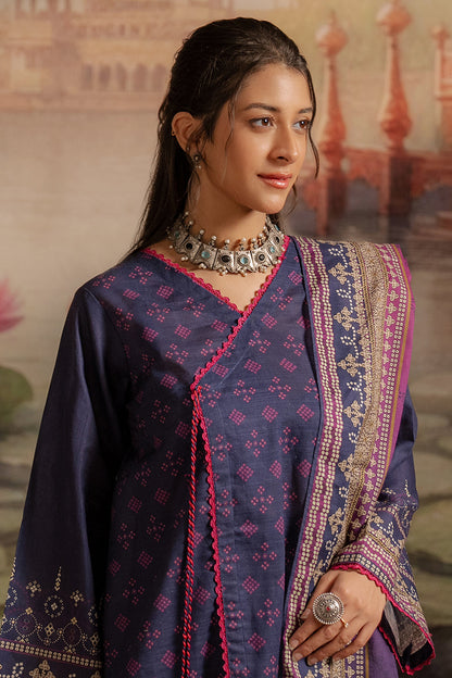 Zellbury | Unstitched 3 Piece Khaddar | Shirt Shalwar Dupatta - 0363 Default Title