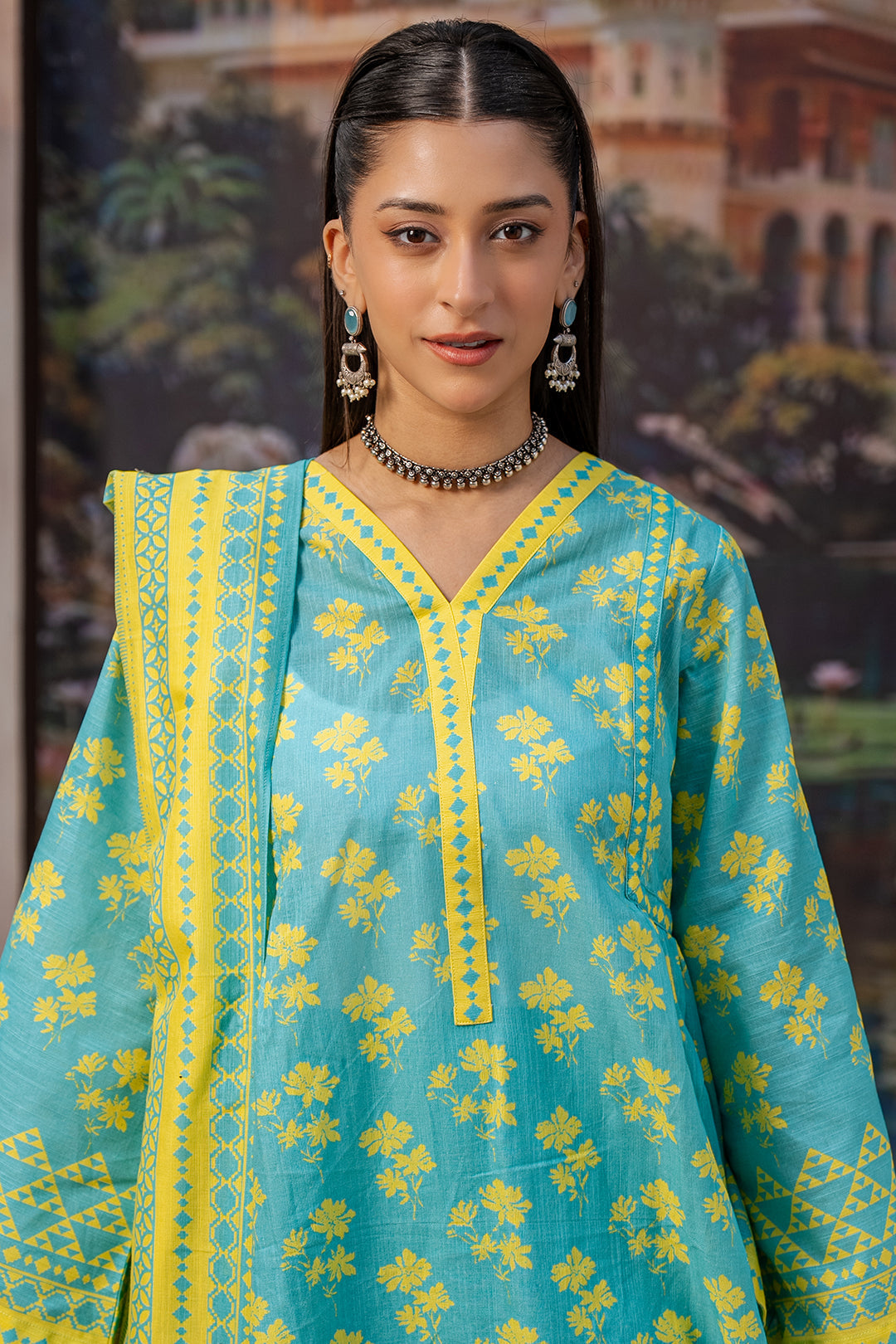 Zellbury | Unstitched 3 Piece Khaddar | Shirt Shalwar Dupatta - 0370 Default Title