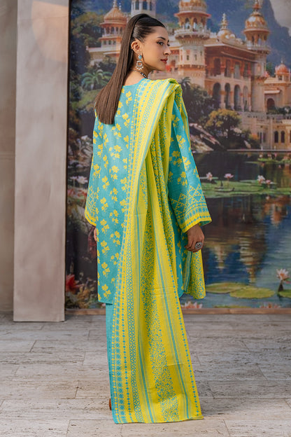 Zellbury | Unstitched 3 Piece Khaddar | Shirt Shalwar Dupatta - 0370