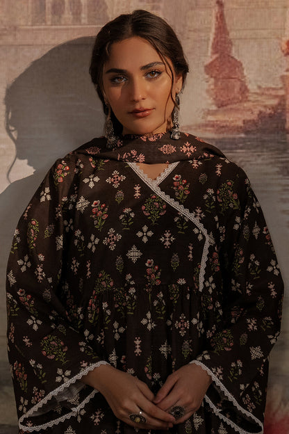 Zellbury | Unstitched 3 Piece Khaddar | Shirt Shalwar Dupatta - 0441 Default Title