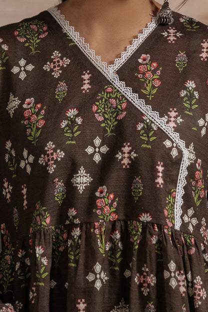 Zellbury | Unstitched 3 Piece Khaddar | Shirt Shalwar Dupatta - 0441