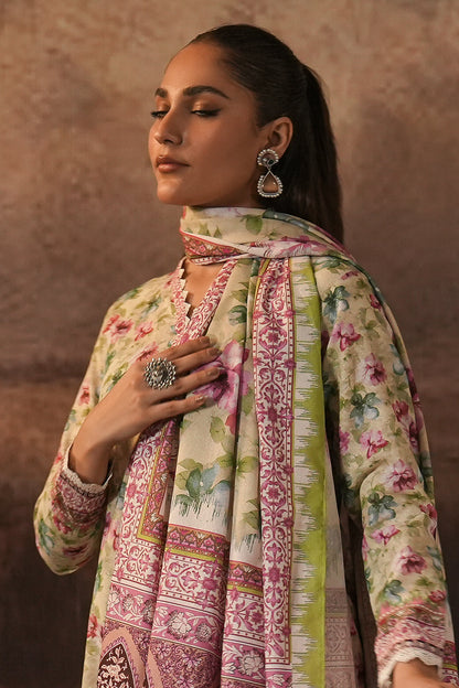 Zellbury | Unstitched 3 Piece Karandi | Shirt Shalwar Dupatta - 0458 Default Title