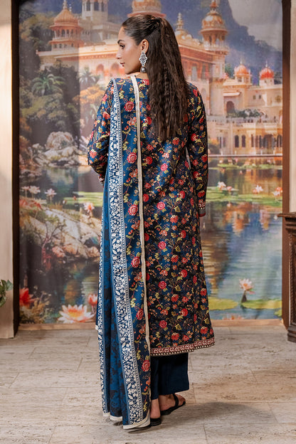 Zellbury | Unstitched 3 Piece Cotail | Shirt Shalwar Dupatta - 0470