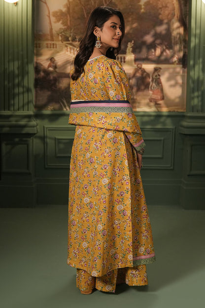 Zellbury | Unstitched 3 Piece Khaddar | Shirt Shalwar Dupatta - 0472