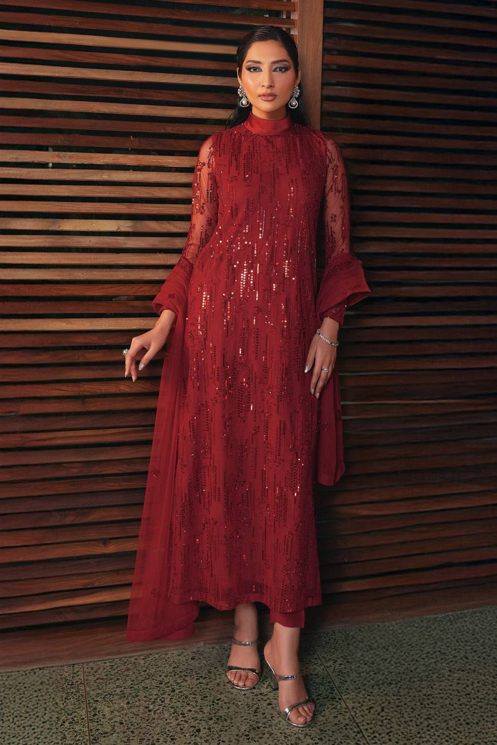 Naqshi | Izel Collection | Valentina - Pakistani Designer Dress - by Naqshi | Type: Ladies Clothes - 100% Original at Saira Sultan