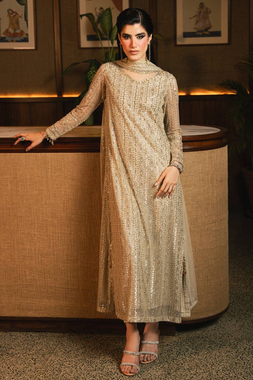 Naqshi | Izel Collection | Juliet - Pakistani Designer Dress - by Naqshi | Type: Ladies Clothes - 100% Original at Saira Sultan