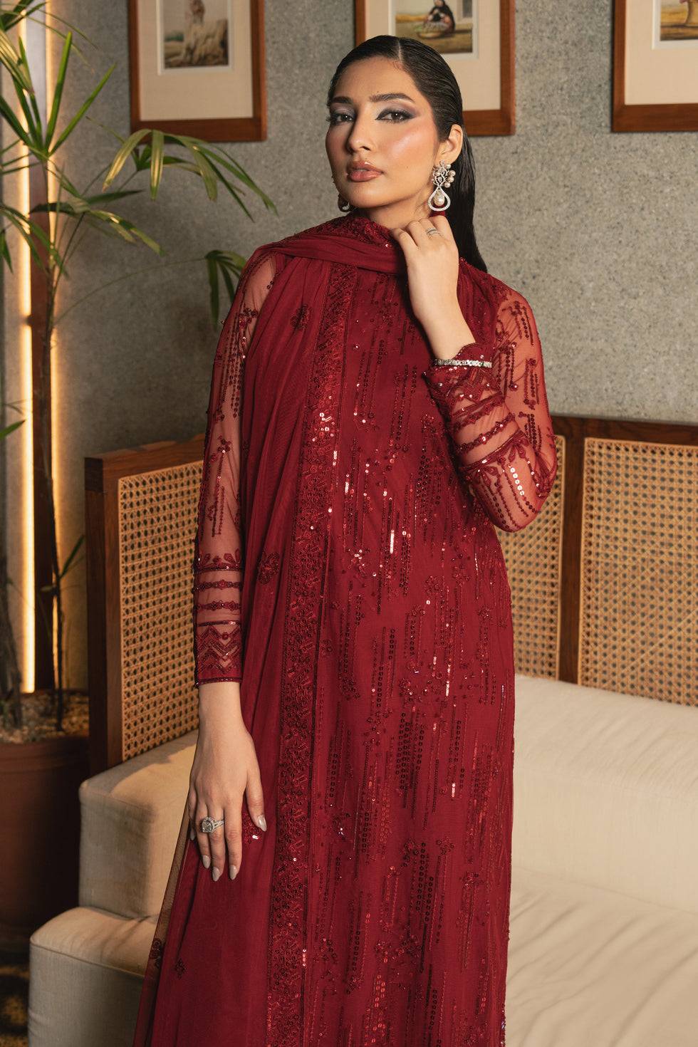 Naqshi | Izel Collection | Valentina - Pakistani Designer Dress - by Naqshi | Type: Ladies Clothes - 100% Original at Saira Sultan