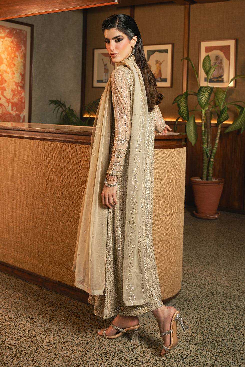Naqshi | Izel Collection | Juliet - Pakistani Designer Dress - by Naqshi | Type: Ladies Clothes - 100% Original at Saira Sultan